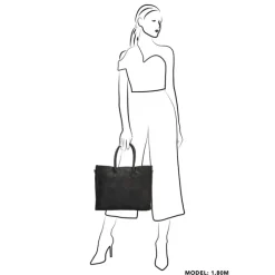 Zebra Trends Lisa XL Shopper zwart