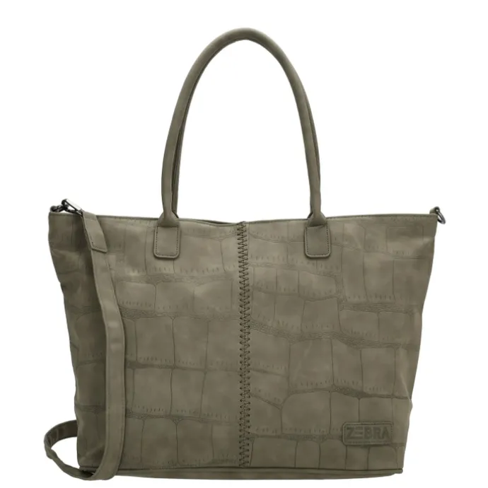 Zebra Trends Mirjam Shopper olijfgroen