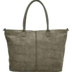 Zebra Trends Mirjam Shopper olijfgroen