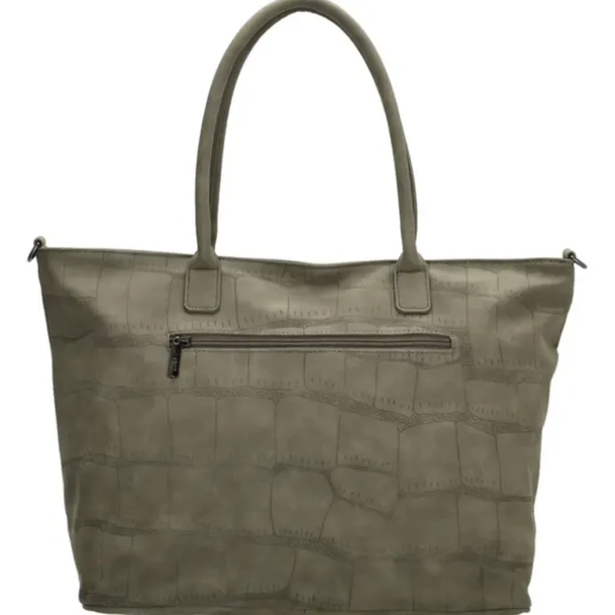 Zebra Trends Mirjam Shopper olijfgroen