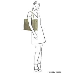 Zebra Trends Natural Bag Lisa Shopper groen