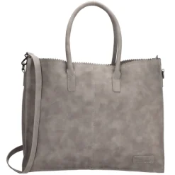 Zebra Trends Natural Bag Lisa Shopper 15.6 inch middengrijs