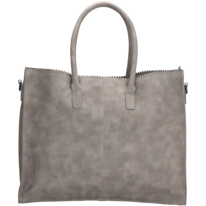 Zebra Trends Natural Bag Lisa Shopper 15.6 inch middengrijs