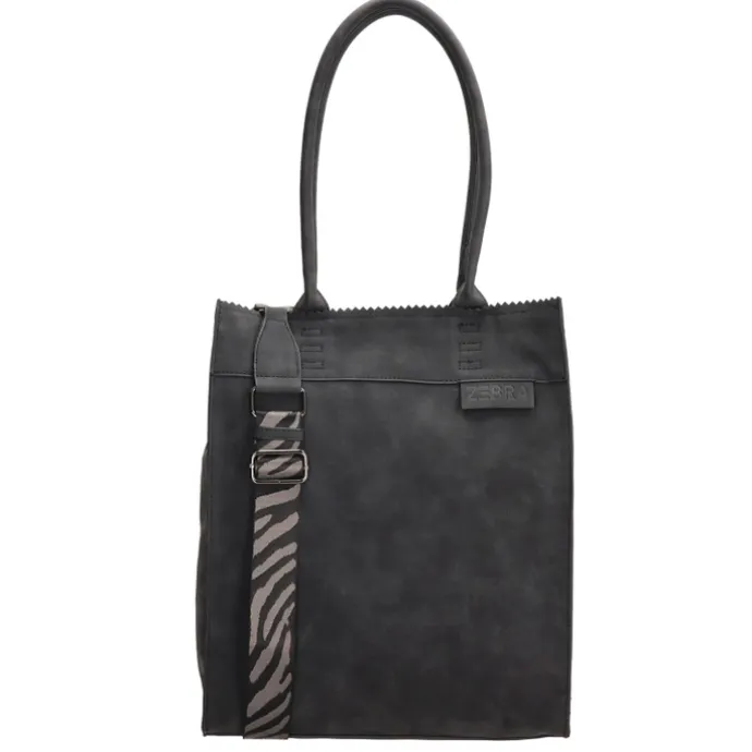 Zebra Trends Natural Bag Merel Kartel Shopper black