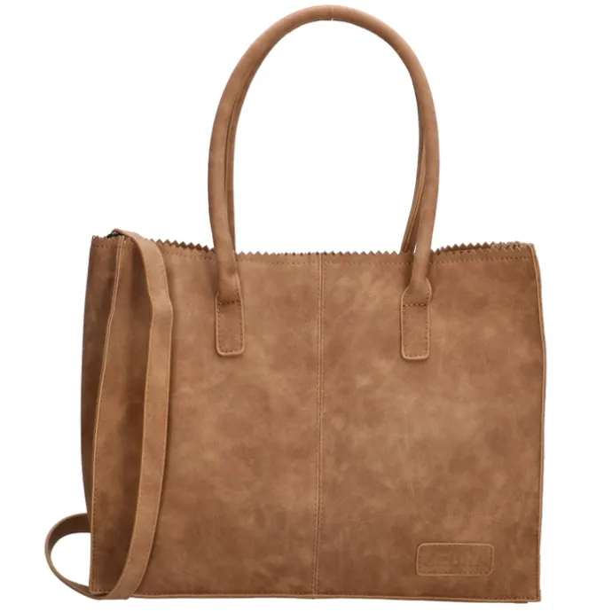 Zebra Trends Natural Bag Lisa Shopper camel