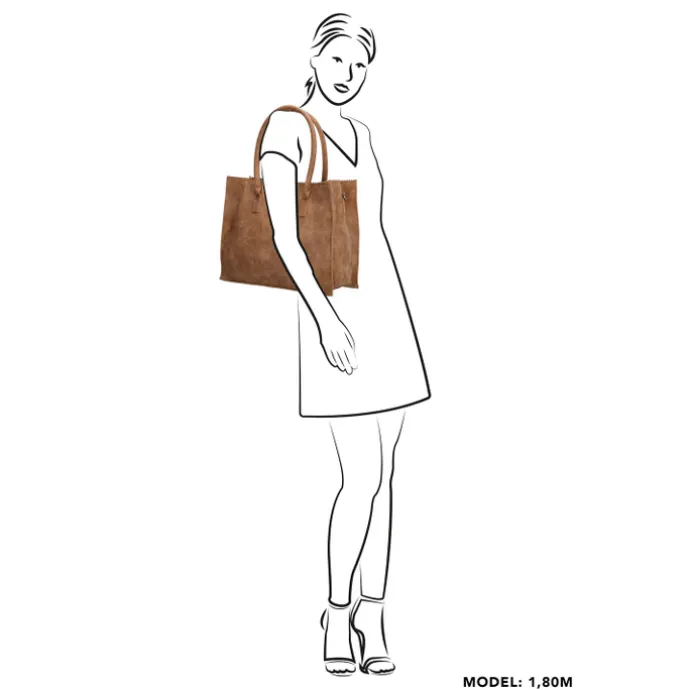 Zebra Trends Natural Bag Lisa Shopper camel