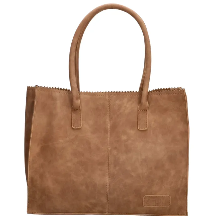 Zebra Trends Natural Bag Lisa Shopper camel