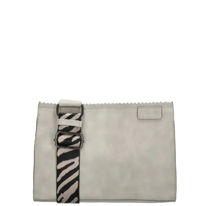 Zebra Trends Naturel Bag Kartel Crossbody Merel midgrey