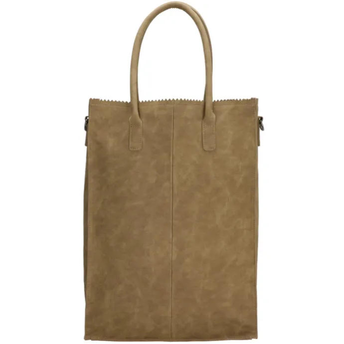 Zebra Trends Rosa XL Shopper olijfgroen