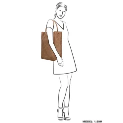 Zebra Trends Rosa XL Shopper camel