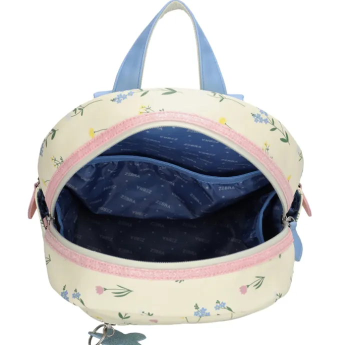 Zebra Trends Saar Backpack creme flowers
