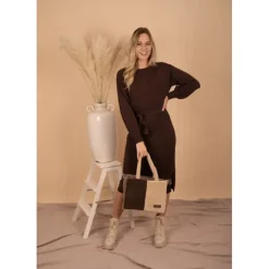 Zebra Trends Teddy Denise Handtas M donkerbruin